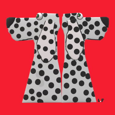 Motiv dalmatin dalmatien, hund humor, hund hund hund