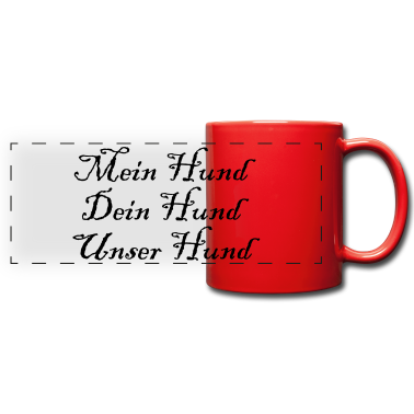 Hunde Tasse - Mein Hund Dein Hund