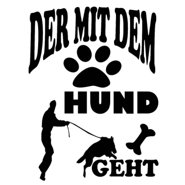 Motiv Der mit dem Hund