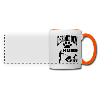 Hunde Tasse - Der mit dem Hund