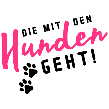 Motiv hunden die mit den