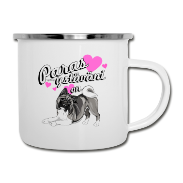 Hunde Emaille Tasse - aakitaystava6