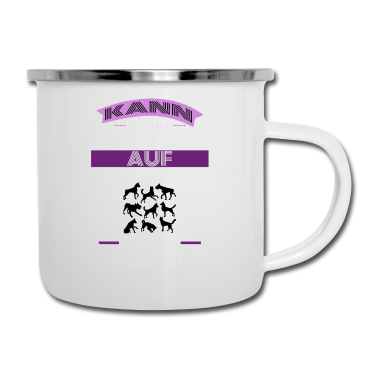 Hunde Emaille Tasse - hund - auf dem Weg zu meinem Hund