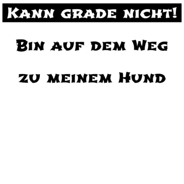 Motiv hund - auf dem Weg zu meinem Hund