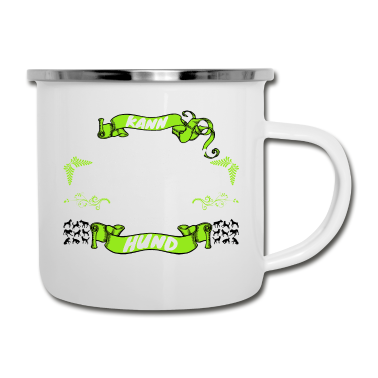 Hunde Emaille Tasse - hund - auf dem Weg zu meinem Hund