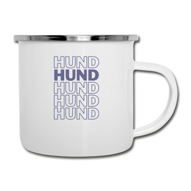 Hunde Emaille Tasse - Hund Hund H..