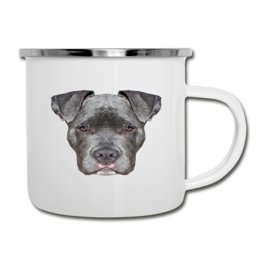 Hunde Emaille Tasse - hund hunde