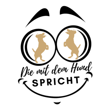 Motiv DIE MIT DEM HUND SPRICHT - Hund Hunde Hundeshirt