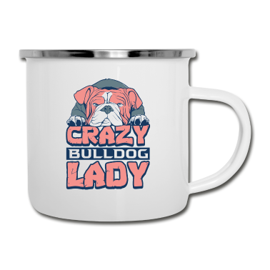 Hunde Emaille Tasse - Hund Hunde