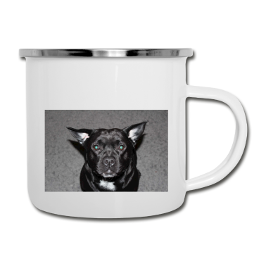 Hunde Emaille Tasse - Hund