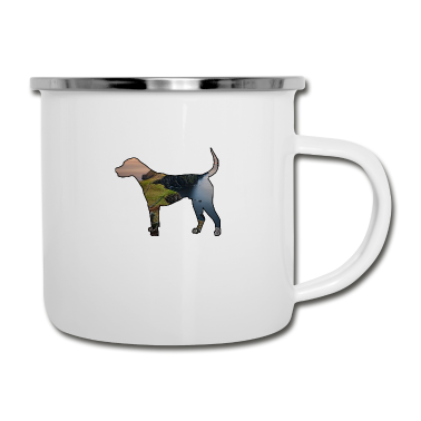 Hunde Emaille Tasse - Der Hund, ich kann keinen Hund haben.