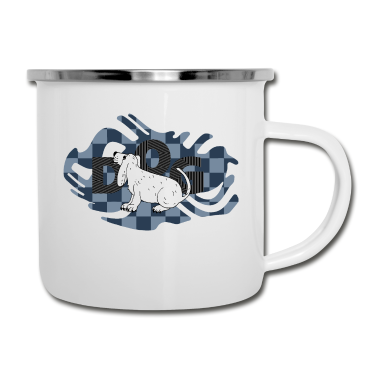 Hunde Emaille Tasse - Hund