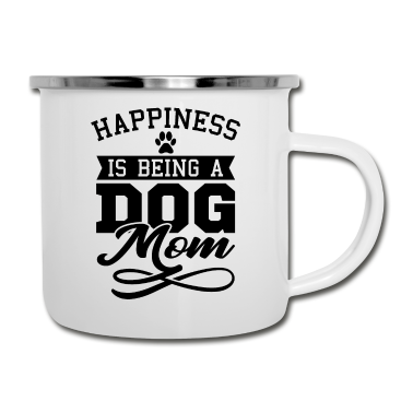 Hunde Emaille Tasse - Hund