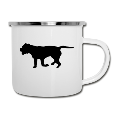 Hunde Emaille Tasse - Jeder Hund ist anders