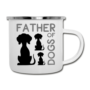 Hunde Emaille Tasse - Hund