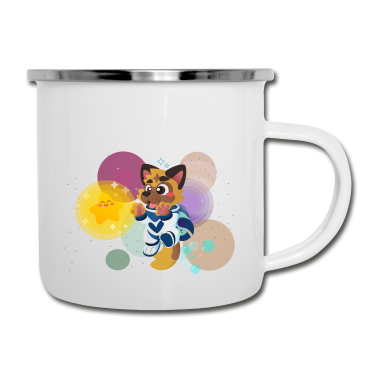 Hunde Emaille Tasse - Hunde