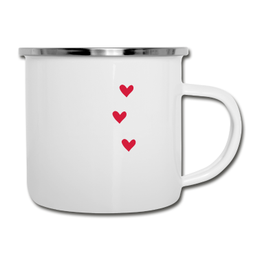 Hunde Emaille Tasse - Hund
