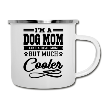 Hunde Emaille Tasse - Hund