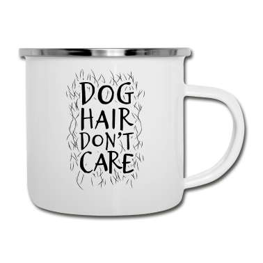 Hunde Emaille Tasse - Hund