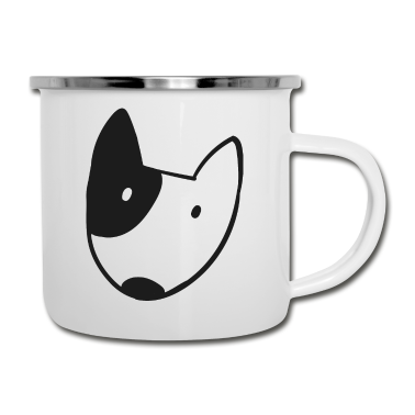 Hunde Emaille Tasse - Hund