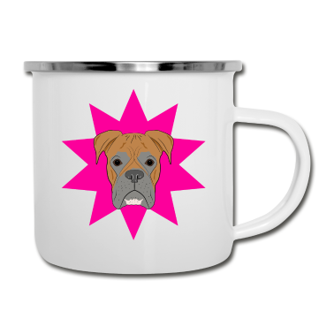 Hunde Emaille Tasse - Hund