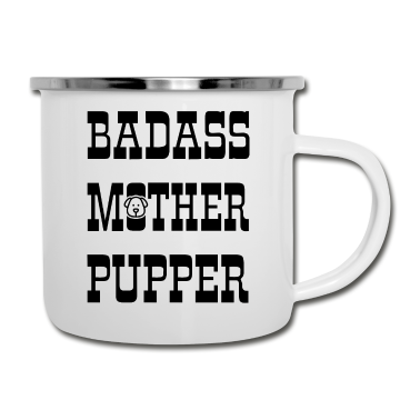 Hunde Emaille Tasse - Hund