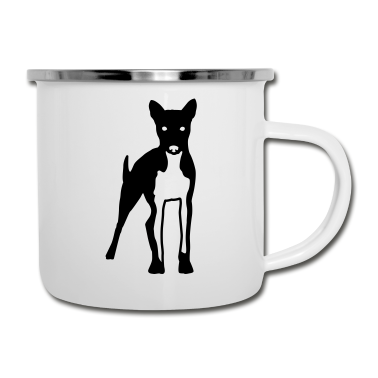 Hunde Emaille Tasse - Hunde