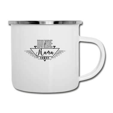 Hunde Emaille Tasse - Hund