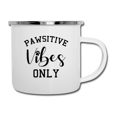 Hunde Emaille Tasse - Hund