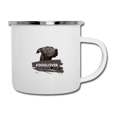 Hunde Emaille Tasse - Hunde