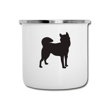 Hunde Emaille Tasse - Hunde