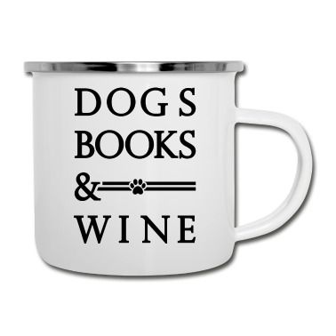 Hunde Emaille Tasse - Hund