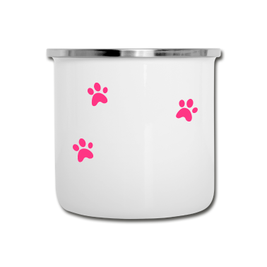 Hunde Emaille Tasse - Hund