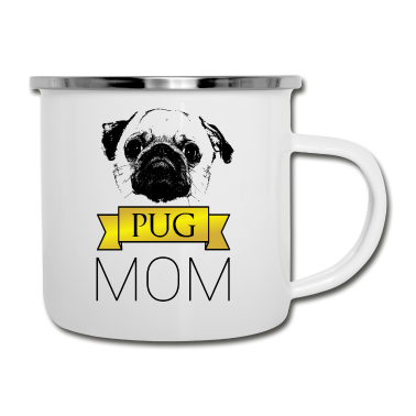 Hunde Emaille Tasse - Hund