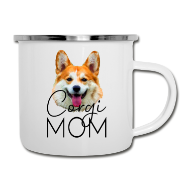 Hunde Emaille Tasse - Hunde