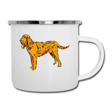Hunde Emaille Tasse - Hund