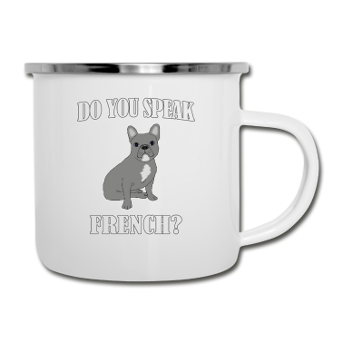 Hunde Emaille Tasse - Hund
