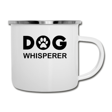 Hunde Emaille Tasse - Hund