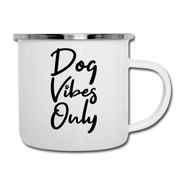 Hunde Emaille Tasse - Hund