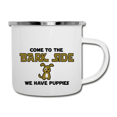 Hunde Emaille Tasse - Hund