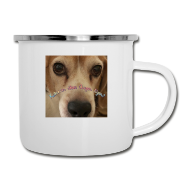 Hunde Emaille Tasse - Hunde