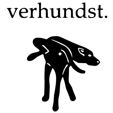 Motiv verhundst hunde hund
