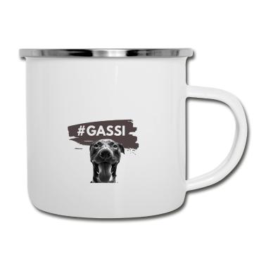 Hunde Emaille Tasse - Hunde