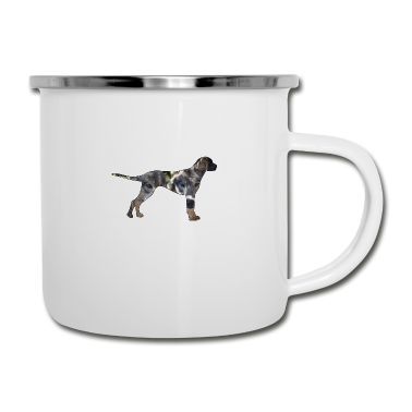Hunde Emaille Tasse - Die Hunde