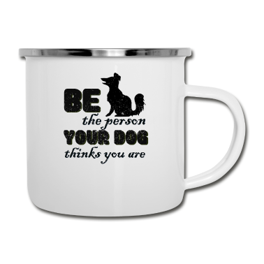 Hunde Emaille Tasse - Dein Hund