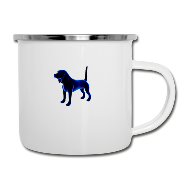 Hunde Emaille Tasse - Hund