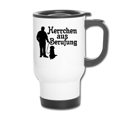 Hunde Thermobecher - Herrchen aus Berufung, Hund, Tier, Geschenk