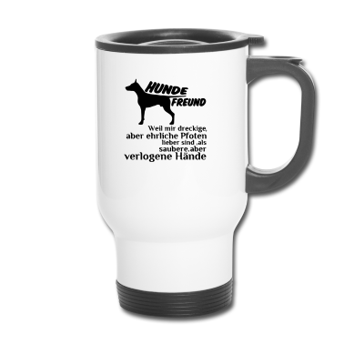 Hunde Thermobecher - Hundefreund Hund Tier Spruch Geschenk