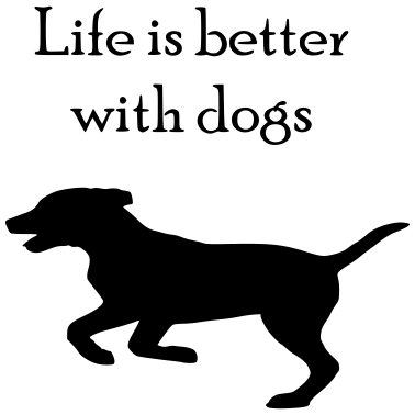 Motiv Hunde Spruch