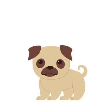 Motiv Hunde Mama Mops